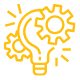 Monpellier Business Solutions icon lightbulb cog