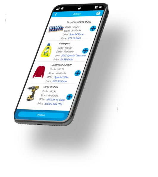 Monpellier online shopping app interface smartphone screenHeight